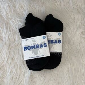 Bombas kids Black Ankle Socks